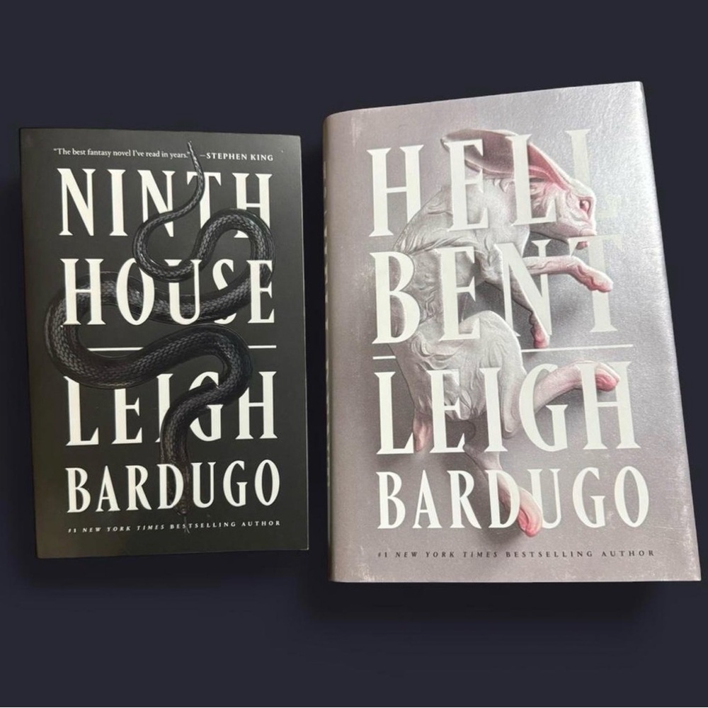 Ninth House and Hell Bent Books by Leigh Bardugo
